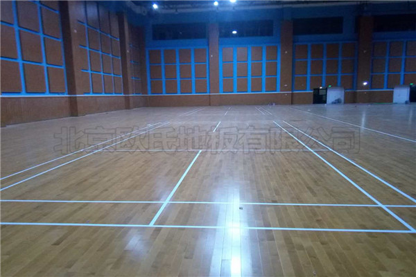 福建福卅运动木地板案例-天潭师范附中体育馆